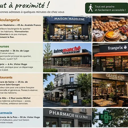 L'eclat - 8 Min From Orly Airport - 10 Min From Paris - Parking
